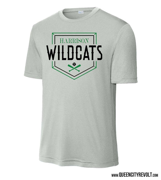 SALE! Harrison Adult Baseball Performance Tshirt, Grey