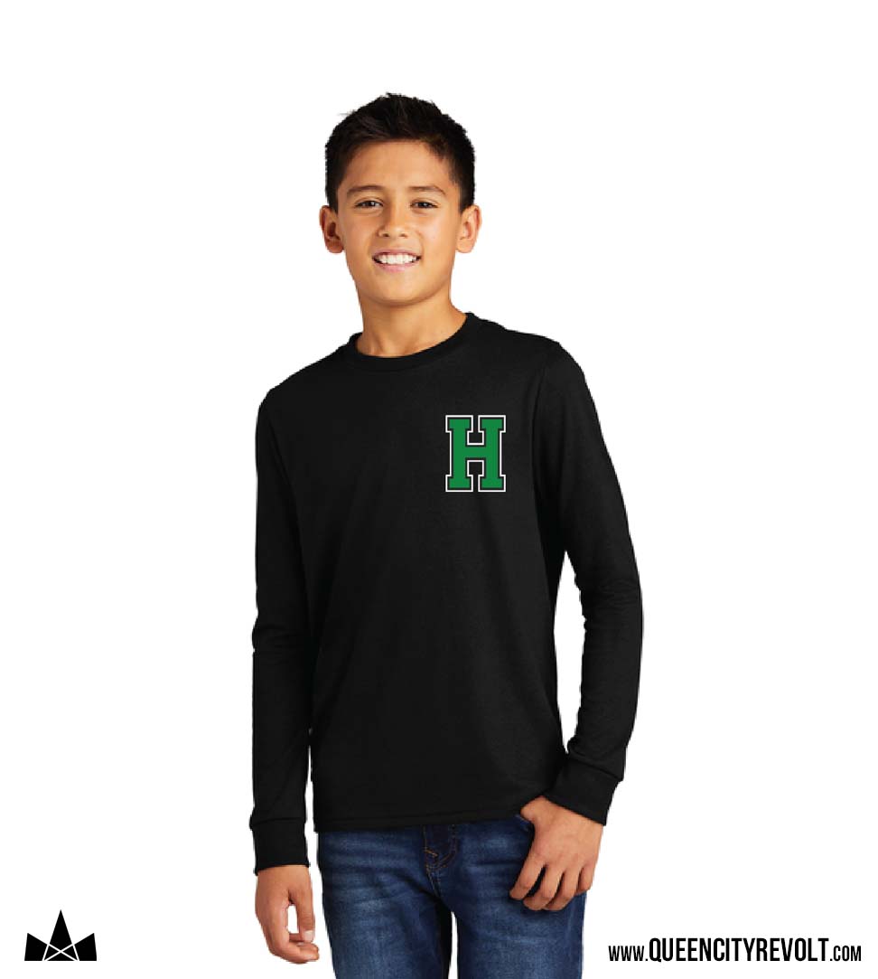 Harrison Youth Basketball Longsleeve Tee, Black