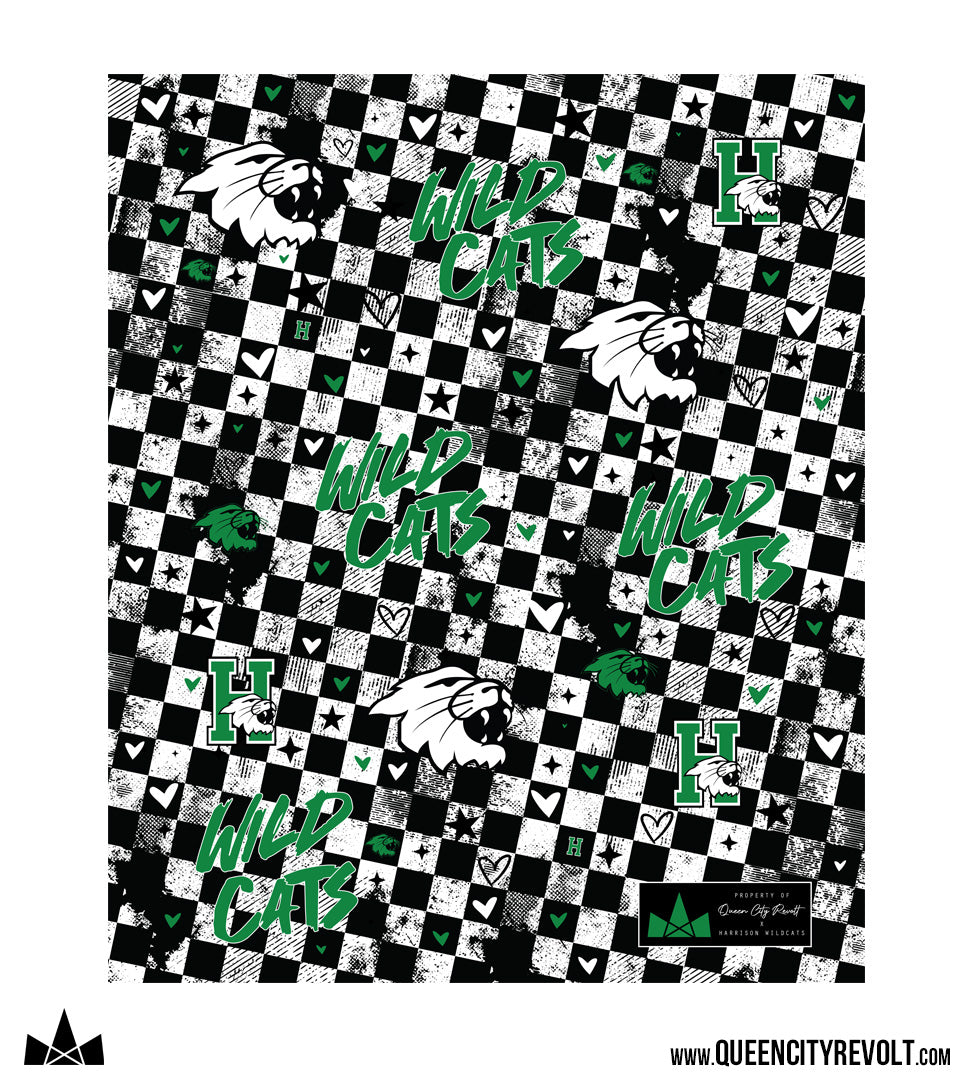 Harrison Checkered Plush Fleece Blanket