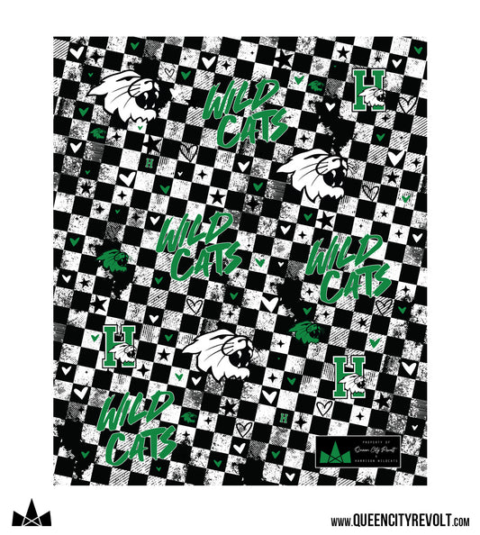 Harrison Checkered Plush Fleece Blanket