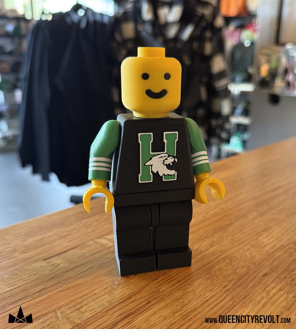 Harrison Wildcats Lego Giant Figure
