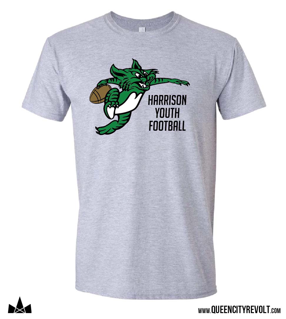 Harrison Football Youth Tshirt, Grey / HYF