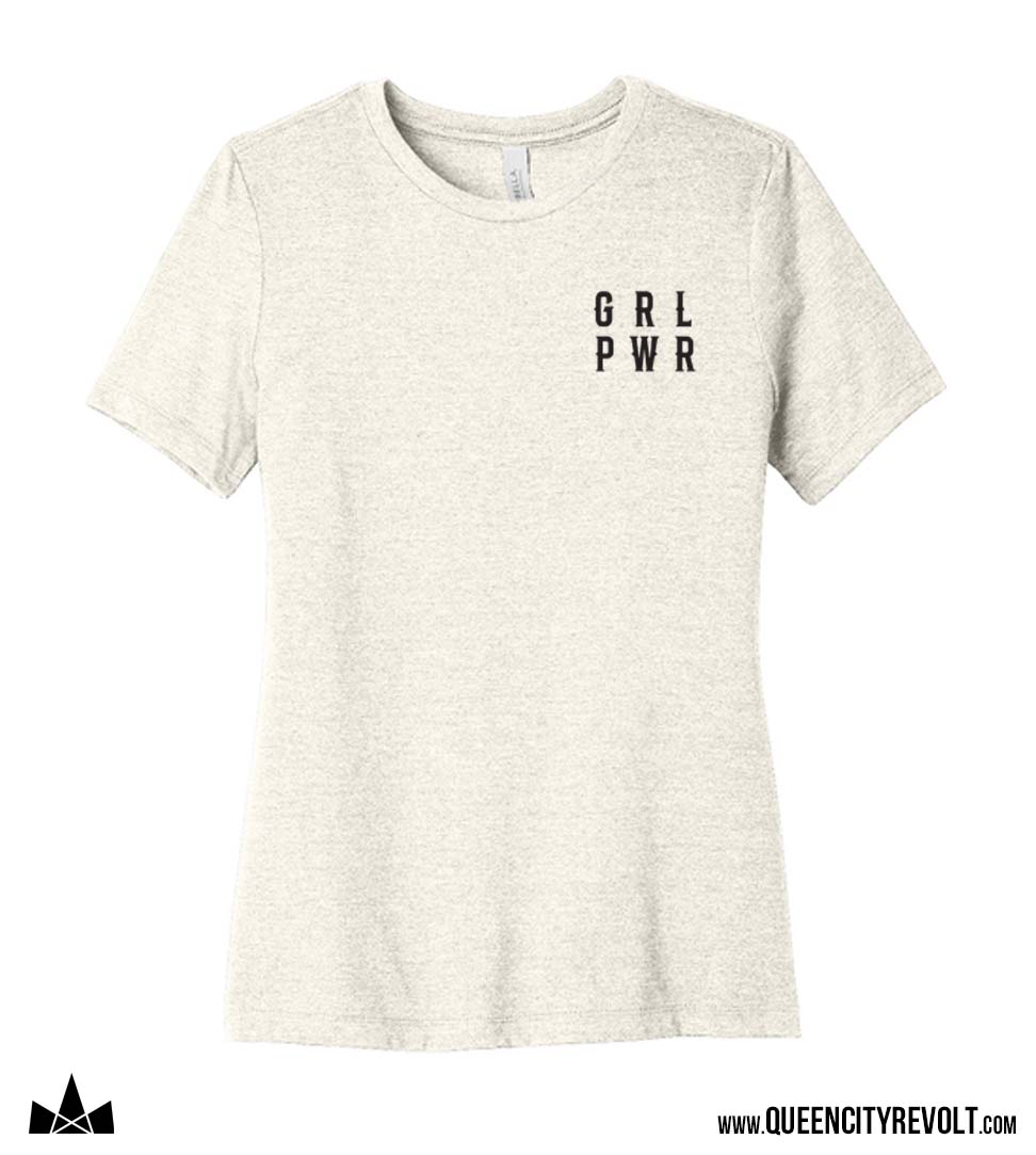 Women's Medusa Tshirt, Heather Natural