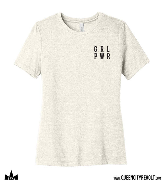 Women's Medusa Tshirt, Heather Natural
