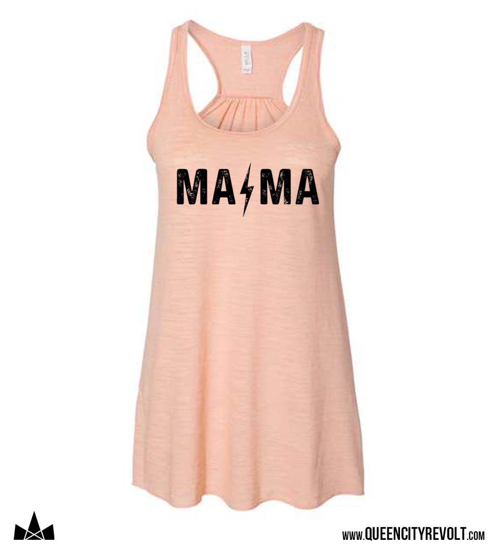 Women's Mama Tank, Peach