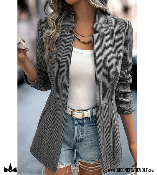Women's Long Lightweight Jacket, Black