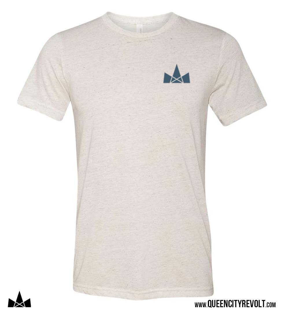Stay Positive Adult Tshirt, Oatmeal