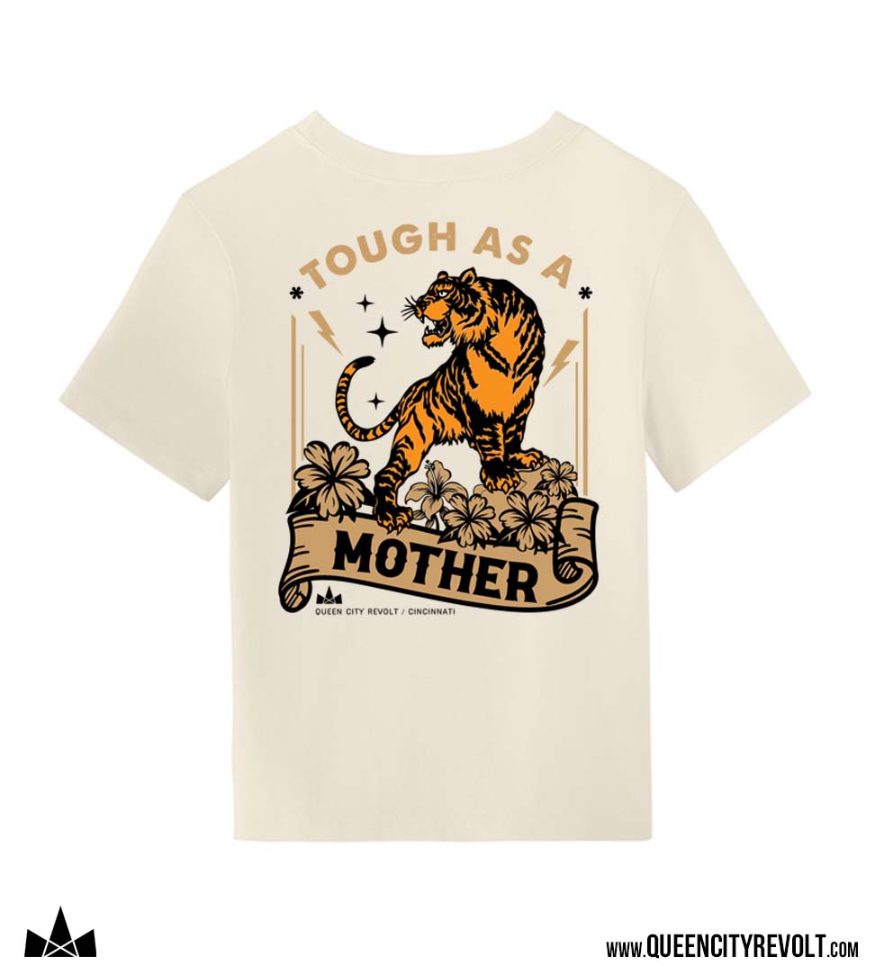 Women's Tough As A Mother Tshirt, Natural