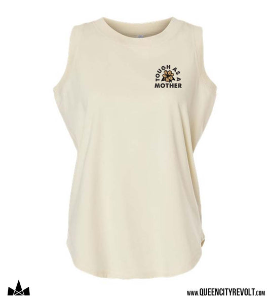 Women's Tough As A Mother Tank, Natural