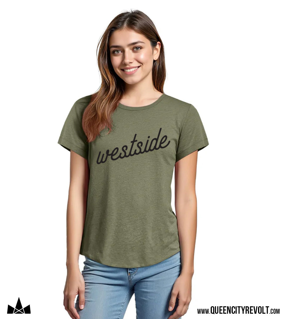 Westside Women's Tshirt, Olive