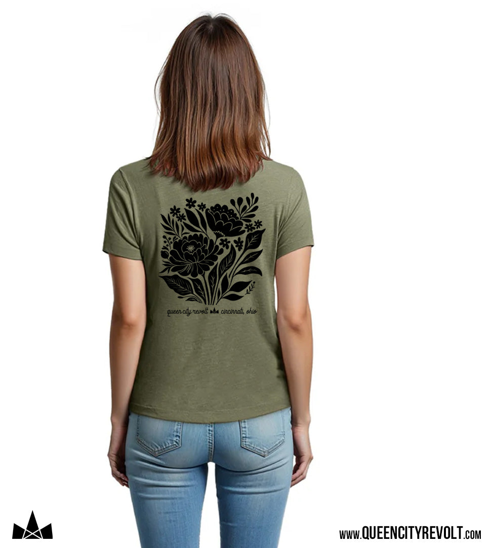 Westside Women's Tshirt, Olive