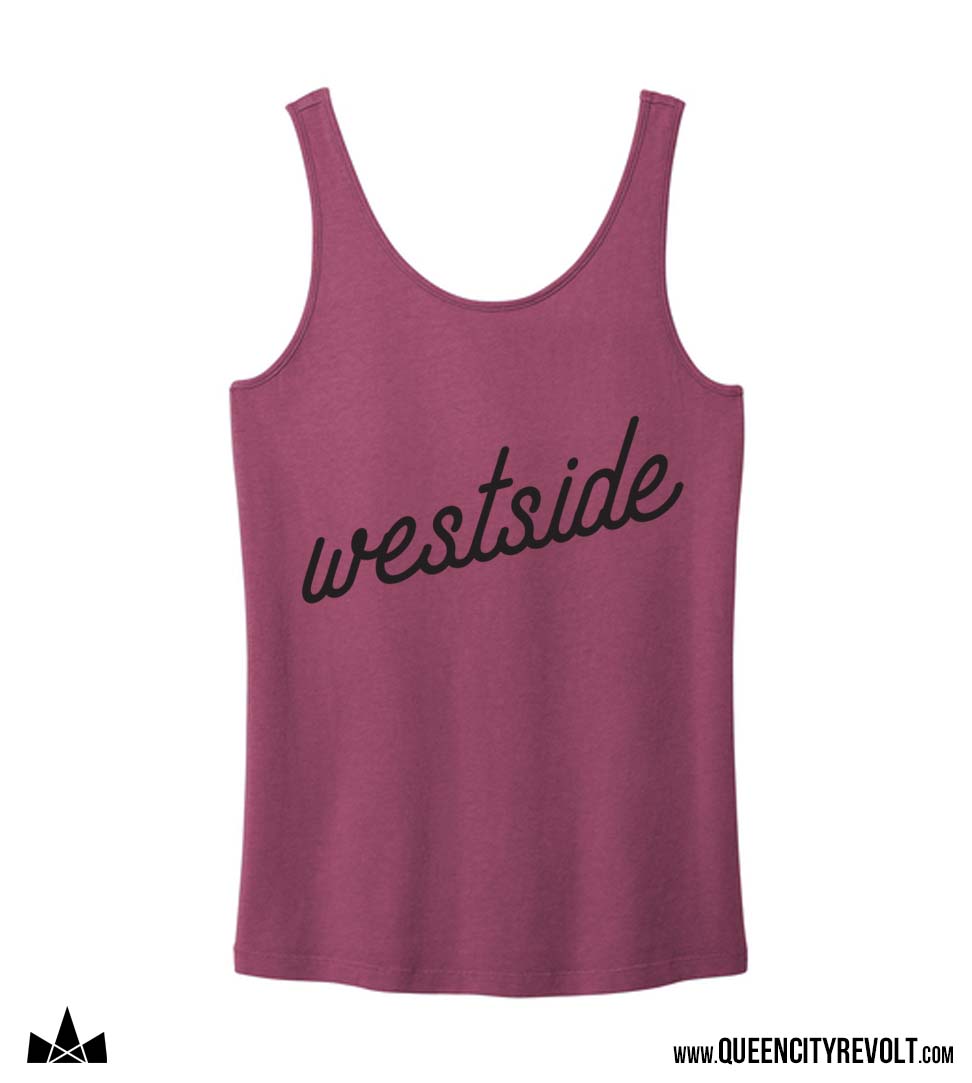 Westside Women's Tank, Raspberry