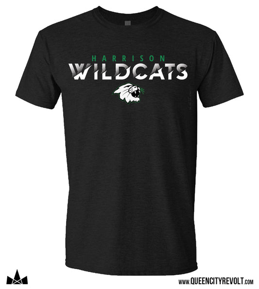 Harrison Wildcats Tshirt, Black