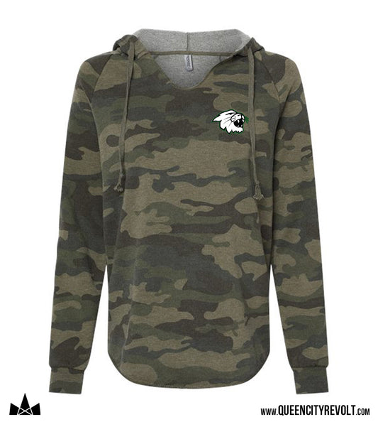 Harrison Women's Lightweight Hoodie, Camo